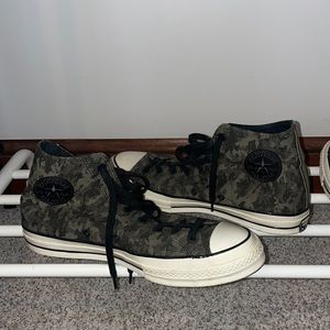 Men’s Army Green Camo Hightop Converse